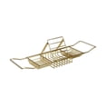thumbnail image 1 of veasfak Adjustable Bath Board Wire Bathing Rack Bathtub Tray for Bathroom Soap Phone Gold With Stand, 1 of 9