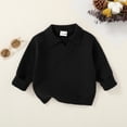 thumbnail image 3 of Younger Tree Baby Boy Sweater Toddler Fall Knit V Neck Pullover Long Sleeve Top Sweatshirt Clothes for 18-24 Months, 3 of 7