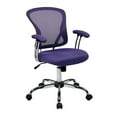 thumbnail image 1 of Juliana Task Chair with Purple Mesh Fabric Seat, 1 of 6