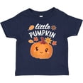 thumbnail image 3 of Inktastic Cute Little Pumpkin with Fall Leaves Boys or Girls Toddler T-Shirt, 3 of 5