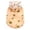 Yellow, variant on Pet Raincoat With Leash D‑Ring Clear Hood Cat Dog Rainwear Bee Print Lightweight Waterproof Pet Rain Jacket For Small Dogs And Cats