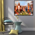thumbnail image 4 of Bordado completo impreso 3 hilos 11CT flores Saint Kit estampado DIY punto de cruz Tmvgtek Arte deco, 4 of 9