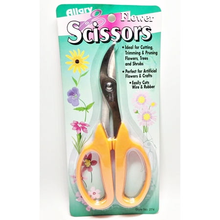 Allary Style #274 Flower Scissors Garden Pruner Gardening Tool Shears, (Best Way To Sharpen Garden Shears)