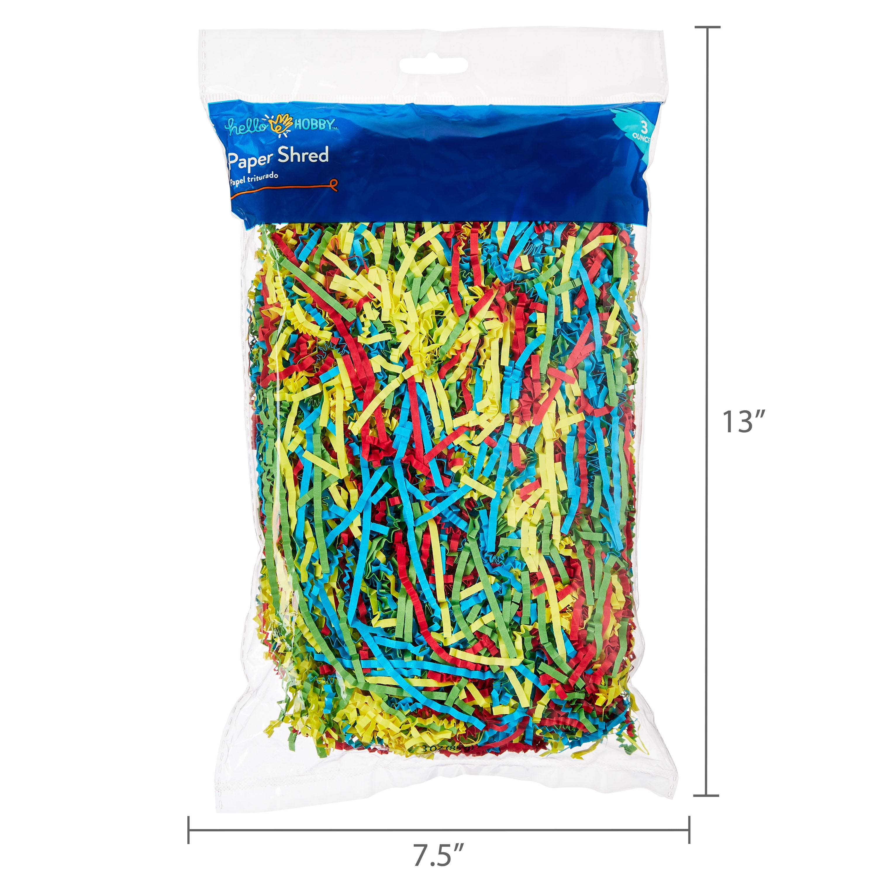 Hello Hobby Multicolor Paper Shred, 3 oz