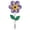 Purple, variant on In the Breeze 2741 - 19 Inch Purple Sunflower Wind Spinner with Leaves - Colorful Flower for your Yard and Garden