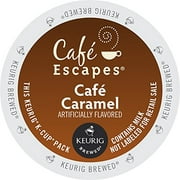 Café Escapes Caramel Medium Roast, Keurig Coffee Pods, 48 Ct