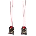 thumbnail image 1 of KAKOWELY 2 bolsas de amuletos de estilo japonés, exquisitas bolsas de la fortuna Omamori para bendiciones., 1 of 5