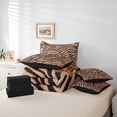 thumbnail image 6 of Homewish Animal Zebra Print 7 Pieces Bedding Comforter Set For Children Teens Adults,Cartoon Bow Knot Full Bedding Set Lightweight,Dreamy Princess Fitted Sheet Flat Sheet,Ultra Soft Home Decor, 6 of 8