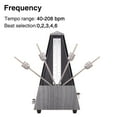thumbnail image 3 of ammoon Universal Pyramid Mechanical Metronome ABS Material for Guitar Violin Piano Bass Musical Instrument Practice Tool for Beginners, 3 of 7