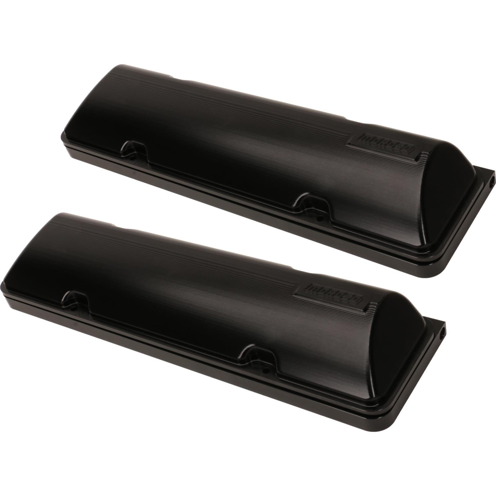 Moroso 68051 Billet Valve Covers with Oilers, SBC