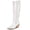 Multicolor, variant on RONILURN Knee High Rhinestone Cowgirl Boots Sparkly Bling Cowboy Boots for Women Western Chunky Heel Fashion Comfortable Side Zipper