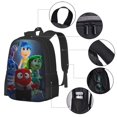 thumbnail image 2 of Yiaed inside out 2 Pattern Carry on Backpack,16.5x12.5x5.5 Personal Item Bag Carry On Backpack Water Resistant Lightweight Daypack, 2 of 6