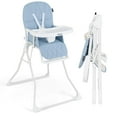 thumbnail image 1 of OLAKIDS Baby High Chair, Quick Folding Portable Highchair for Babies and Toddlers with Adjustable Footrest Removable Dishwasher Tray PU Seat, Compact Highchairs for Baby Age 6-36 Months, 1 of 9