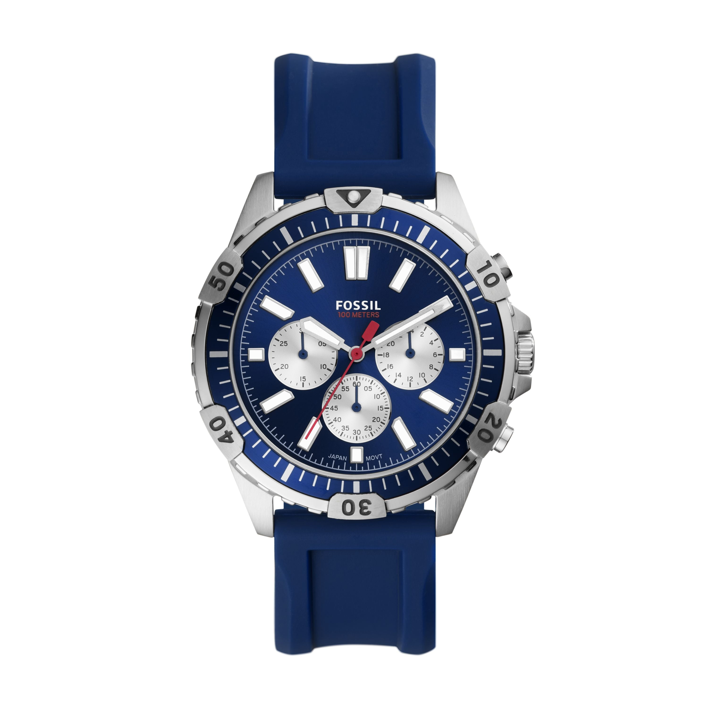 美品　FOSSIL Privateer Sport BQ2426 自動巻き時計 Fossil BQ2426 Privateer Sport Mechanical Black Stainless