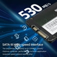 thumbnail image 4 of yeacher 512 Go 2.5 Pouces SATA III SSD - Disque Dur Interne à État Solide Haute Vitesse avec 530 Mo/s de Lecture et 460 Mo/s d'Écriture, 4 of 7