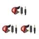 thumbnail image 5 of Sidaley Auriculares HIFI de 3,5mm, tapones para los oídos de silicona, auriculares electrónicos, sonido estéreo, graves, conductores Type1 NO1, 5 of 6