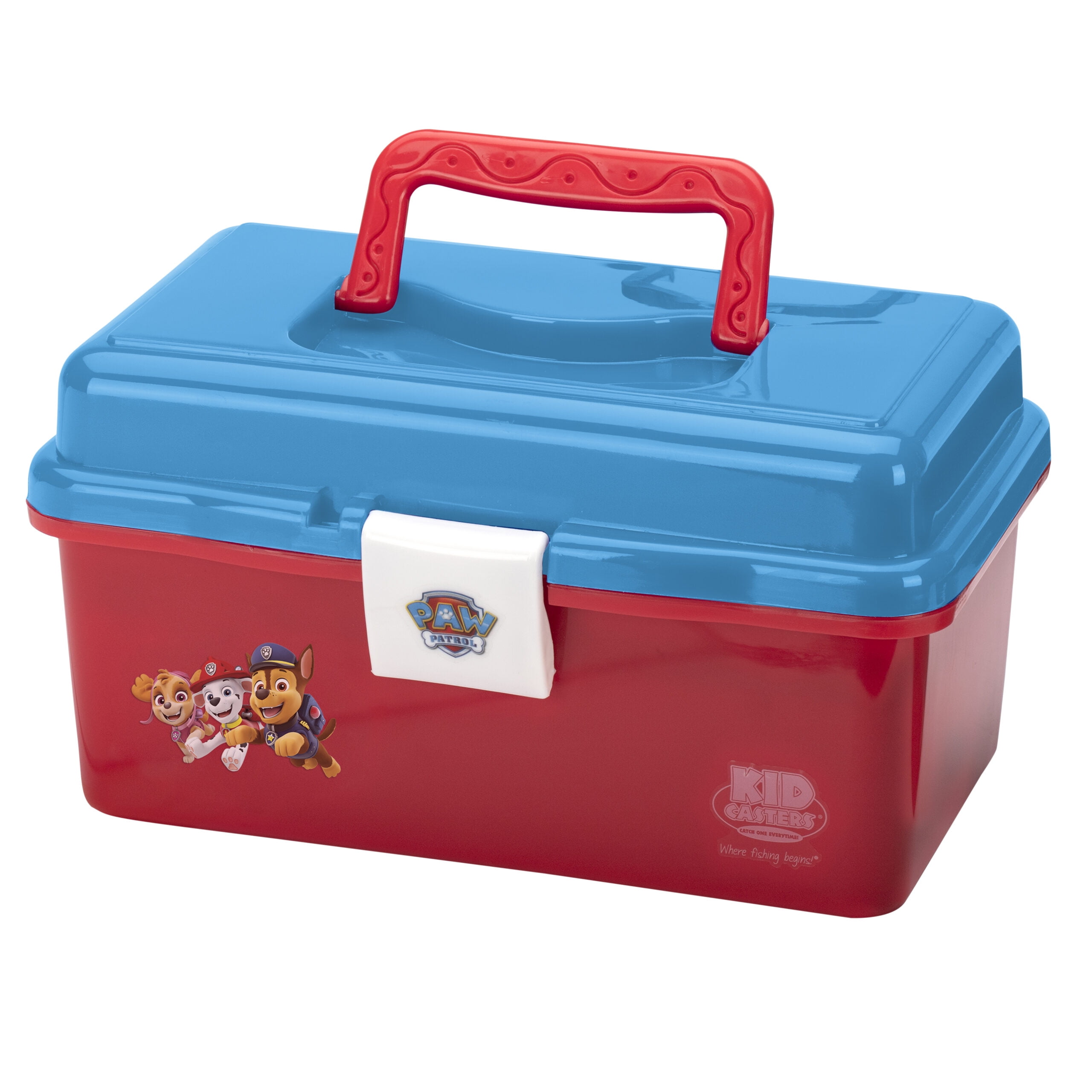 Kid Casters Paw Patrol Boys Fishing Tackle Plastic Play Box Storage