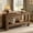Dark Brown, variant on Fnova 63" Farmhouse Console Table, Entryway Table with 2-Tier Storage Shelves, Wood Sofa Table for Living Room, Hallway, Foyer, Dark Brown