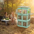 thumbnail image 4 of 3Pcs Foldable Storage Bins with Lids & Doors, 4 of 10