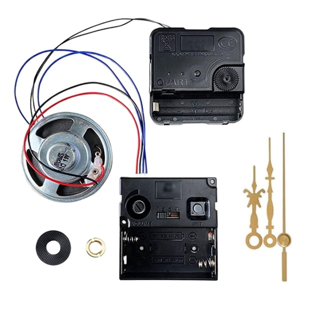 GUOOL DIY Chime Wall Clock Movement Mechanism DIY Clock Accessories Hour Minute Second G