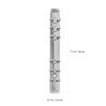 thumbnail image 2 of 4pcs Segmented Binders Loose Leaf Binders Creative Scrapbook Clips for Office, 2 of 8