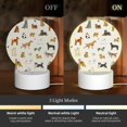 thumbnail image 3 of Balery Dogs Funny Pets Pattern Acrylic Night Light Gift with 3 Color ModesTouch-Sensitive LED Lamp Perfect Gift for Mother's Day, Birthday, or Christmas, 3 of 9