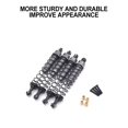 thumbnail image 4 of ZheElen RCGOFOLLOW Aluminum Alloy Smooth Front Rear Shock Absorber Wear-resistant Rc Front Rear Shock Absorber For 1/10 MN MN Green, 4 of 6