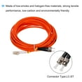 thumbnail image 4 of Unique Bargains 10 Meters 32.8Ft Fiber Patch Cable Multimode LC-ST OM1 LSZH Fiber Optic Jumper Orange For Network Transceiver 1Pc, 4 of 6