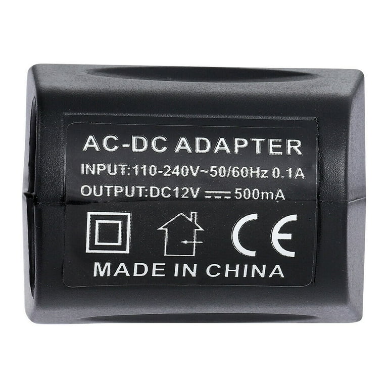 Plgebr 110v- 220v AC Wall Plug To 12V DC Car Cigarette Lighter Converter Socket Adapter, Size: 1.97 in/5cm x 2.95 in/7.5cm x 1.30 in/3.3cm, Black