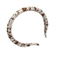 thumbnail image 4 of Scunci Braided Fashion Headband, White and Brown, 4 of 6
