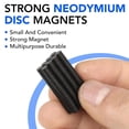 thumbnail image 3 of MaxxMarket Small 180Pcs Rare Earth Refrigerator Magnets 5x2mm Black Strong Neodymium Tiny Rare Earth Round Fridge Magnets for Whiteboard, Office, DIY, Science, Photo, 3 of 14
