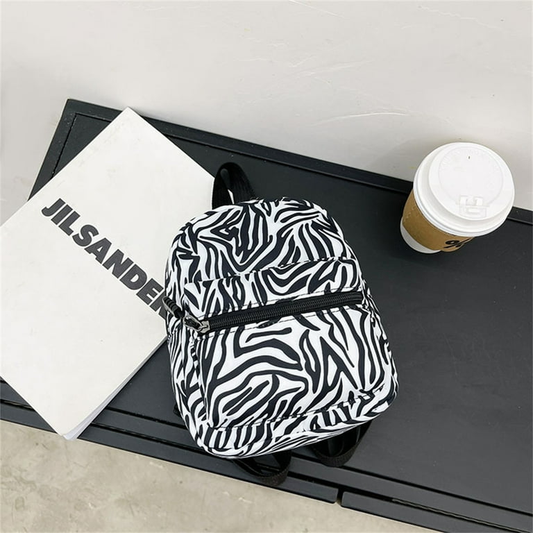 Zebra print cheap backpacks