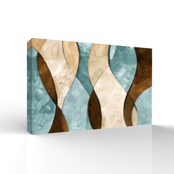 Wall26-Canvas Wall Art-Abstract Colorful Lines-Giclee Painting Wall Art for Bedroom Living Room Home Decoration - 24x36 inches