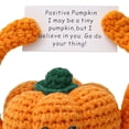 thumbnail image 2 of Muñecas Ganchillo Calabaza Juguete Punto Hecho A Mano para Regalos Cumpleaños (calabaza), 2 of 4