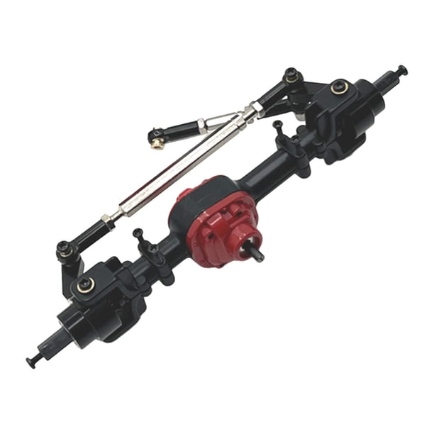 Reemplazos de carcasa de eje delantero y trasero RC Accesorios de bricolaje Kits de actualizaciones de modelos de autos RC Frente negro
