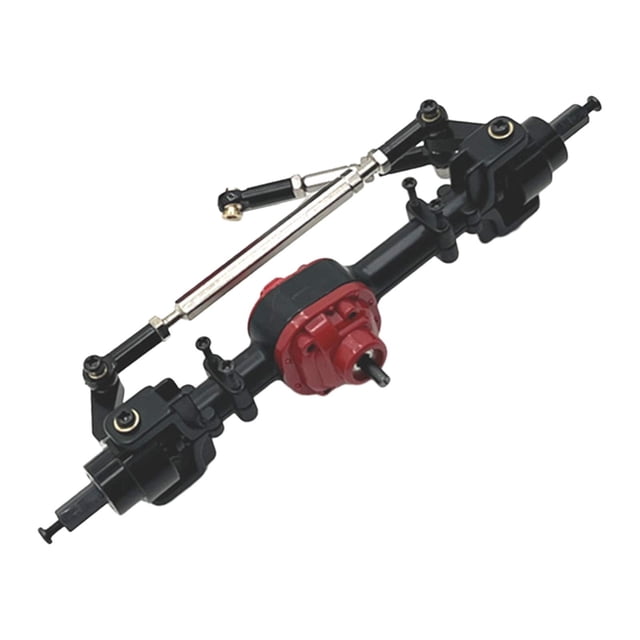 KLKCMS RC Front Rear Axle Housing DIY Accessories Upgrades Kits for D91 D96 1/12 RC Black Front