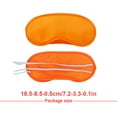 thumbnail image 3 of Eye Cover Supple Blindfold Multi-functional Practical Helpful Useful Eye Sleeping Covers for Adults Children Women Men Elderly Orange, 3 of 6