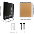 thumbnail image 5 of Black Shadow Box Frame Wood Collection Case With Slot on top 11 x 14, 5 of 6