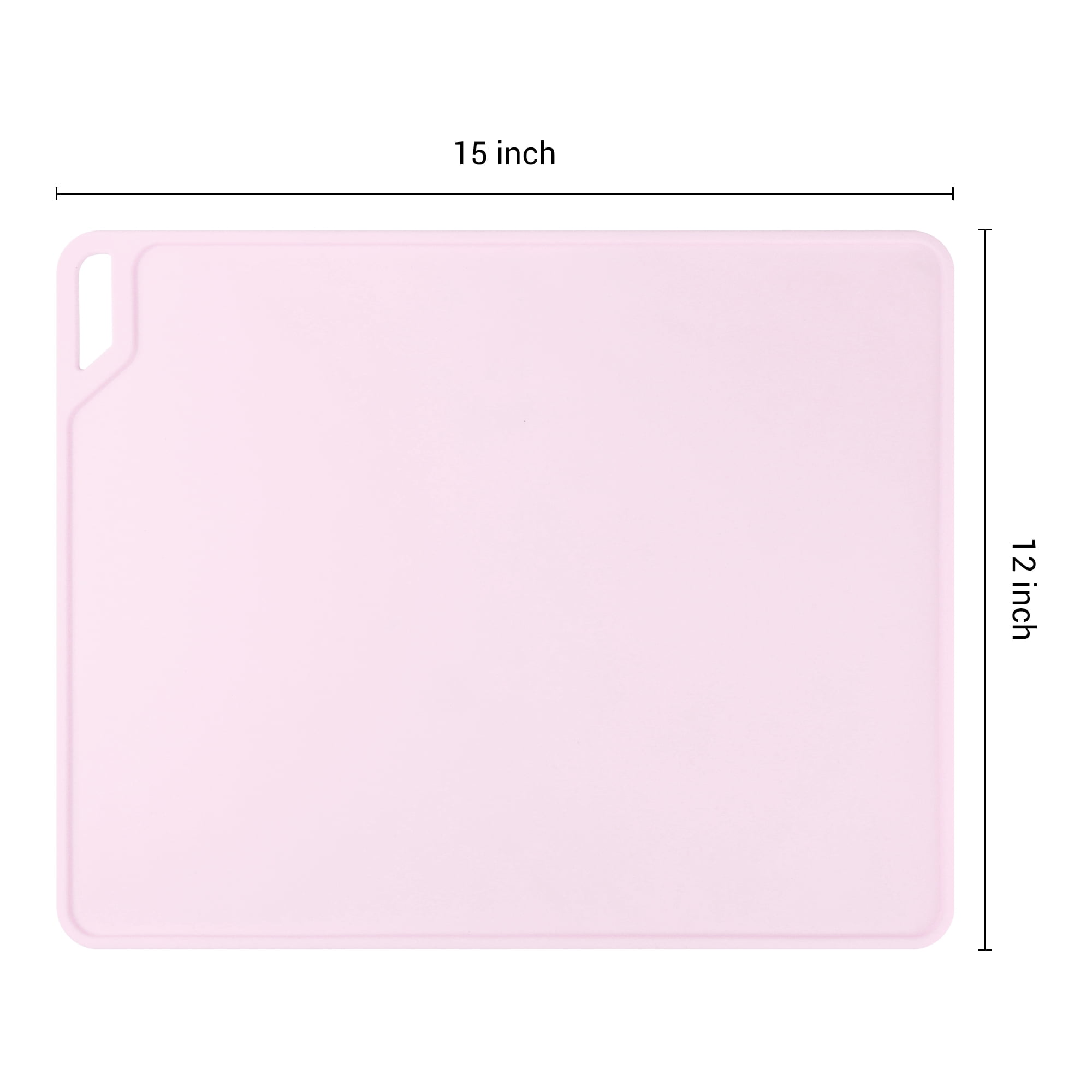 Unique Bargains Set of 6 Silicone Placemats for Kitchen Dining Table Decor Pink