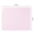 thumbnail image 4 of REGALWOVEN Placemat Set of 6 Silicone Placemats for Kitchen Dining Table Decor, Washable Table Placemats Wipeable Table Mat Pink 15*12in, 4 of 7