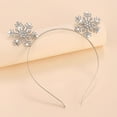 thumbnail image 2 of Alloy Headband Hair Accessories Christmas Snow Holiday Party Hair Clip Elegant Festive Hair Jewelry for Women Girls, 2 of 5