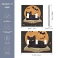 thumbnail image 2 of Yayeee Toggle Light Switch Wall Plate 3-Gang 6.37"x4.48" Decorative Outlet Cover, Orange Halloween Cat, 2 of 7