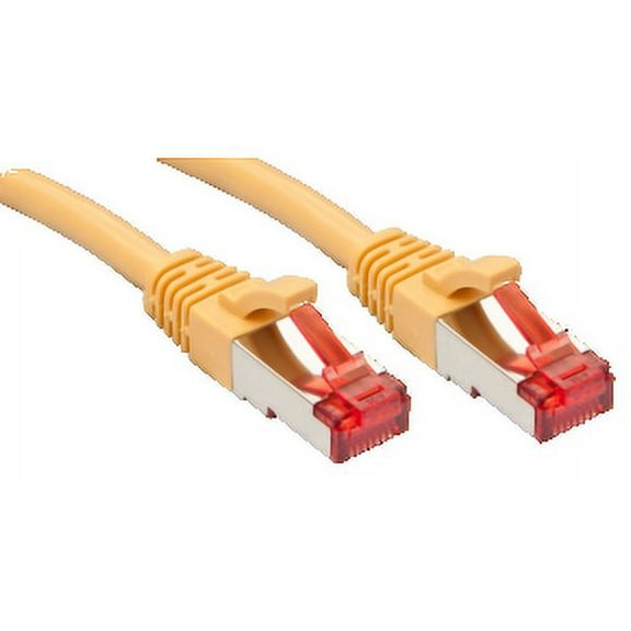Cat.6 S/FTP cable, yellow, 3m