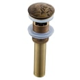 thumbnail image 1 of Tapón para lavabo de desagüe de latón , rejilla para lavabo de baño, 5 tipos Zulema Pop Up Basin Waste, 1 of 8
