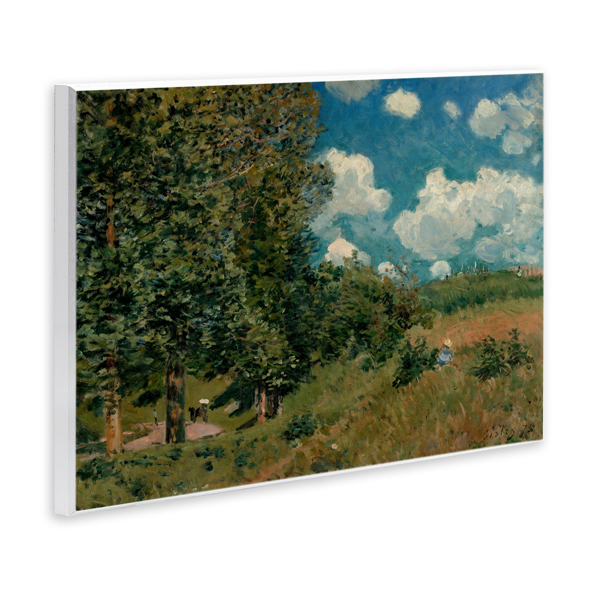 Stupell Industries Classic Cloudy Landscape Landscape & Nature Painting Unframed Art Print Wall Art, 15 x 10
