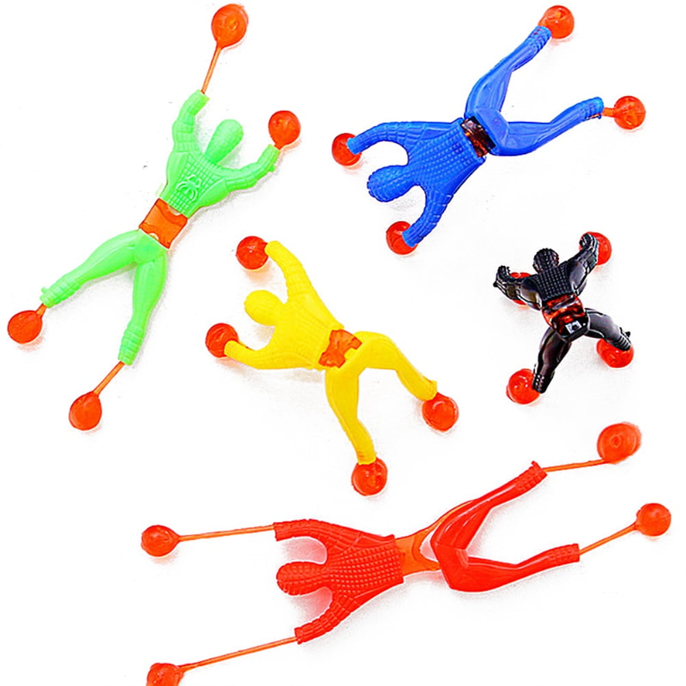 Kids Small Educational Climbing Toys 6pcs Spider Man/Wall Climbing Spiderman/Sticky Spiderman