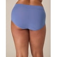 thumbnail image 2 of Playtex Tummy Smoothing Hipster Underwear Pack, Moisture-Wicking, 3-Pack  Chateau Blue/Salty Pepper Grey/Future Lavender M Women's, 2 of 4