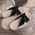 thumbnail image 6 of NOKIO Nonslip Slippers for Women's Summer Korean Open Toe Flat Bottom Suede Outerwear Thick Sole One Line Beach Slippers, 6 of 6
