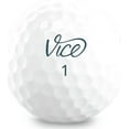 thumbnail image 2 of Vice Golf Tour Golf Ball, White 1 Dozen, 2 of 4