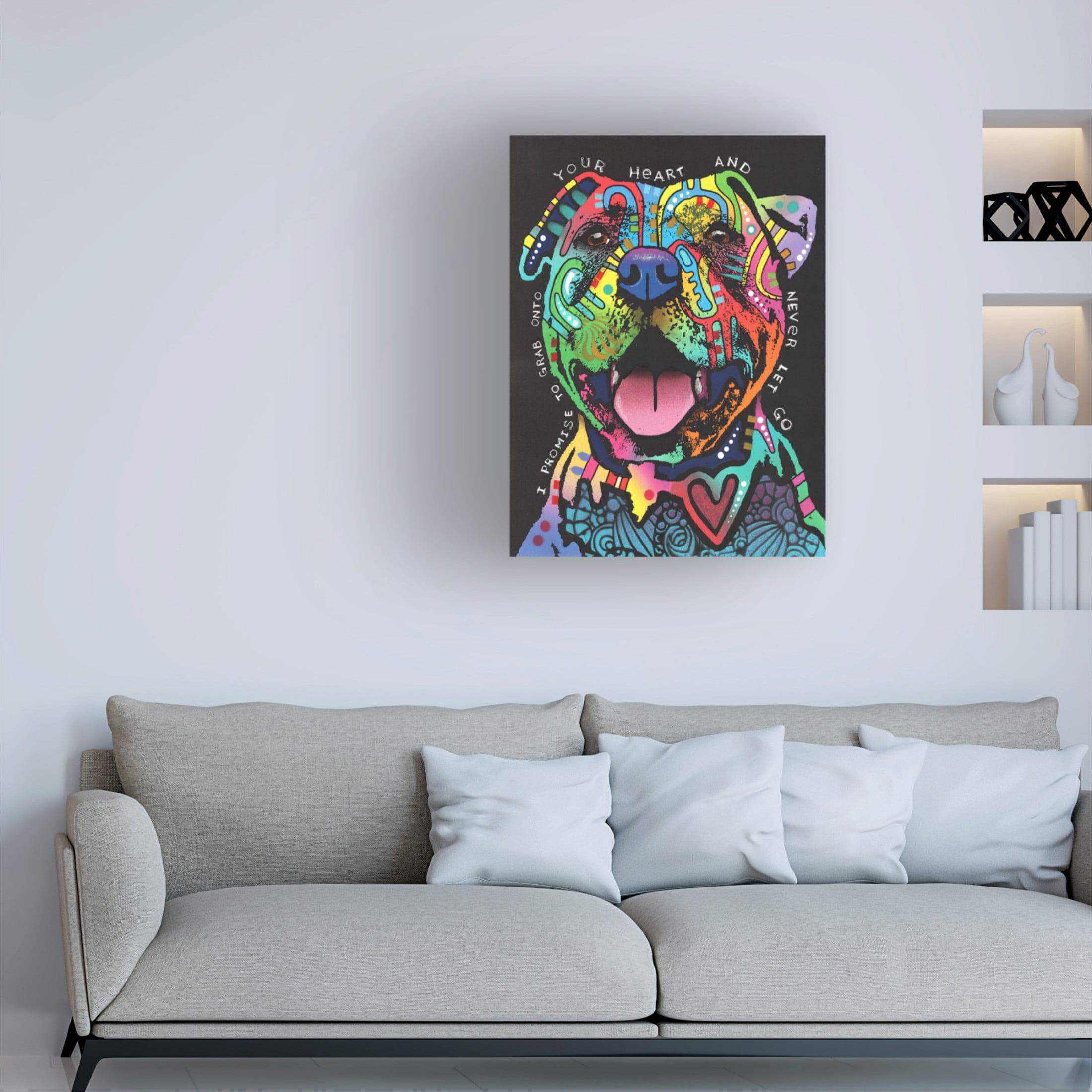 Canvas Wall Art - Dean Russo 'Never Let Go' Wall Art for Living Room, Bedroom, or Office Décor by Trademark Fine Art - 18 x 24 Inches